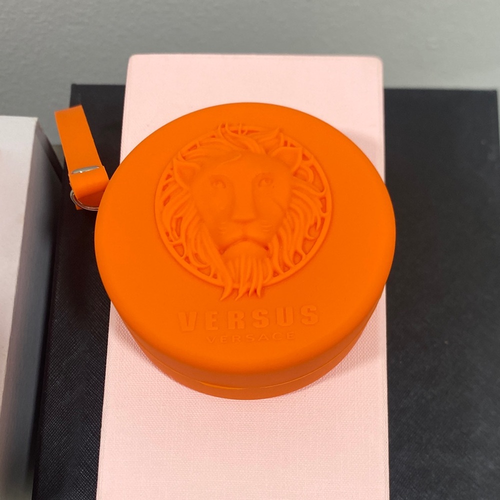 Versus Versace Bright Orange Lion Compact Case